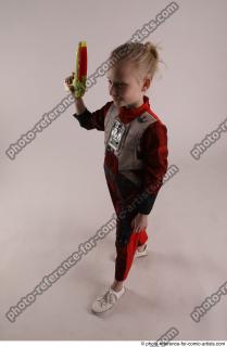 DENISA PILOT STANDING POSE WITH GUN 5